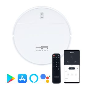   Amiko-HOME ROBOT RV500 Intelligens robotporszívó, nedves-száraz, HEPA szűrő, applikációval - FEHÉR