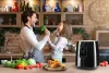 HASZNÁLT - TESLA AirCook Q30 - multifunkciós digitális forró levegős sütő, 3,8 liter, 1300W, fekete