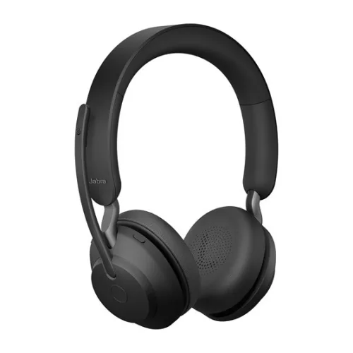 Jabra Evolve2 65, Link 390a UC Stereo Desk Stand Black