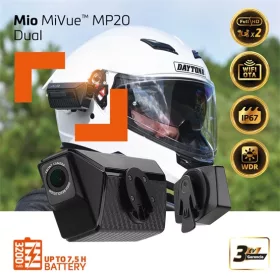MIO MiVue MP20 motoros Dual menetrögzítő kamera