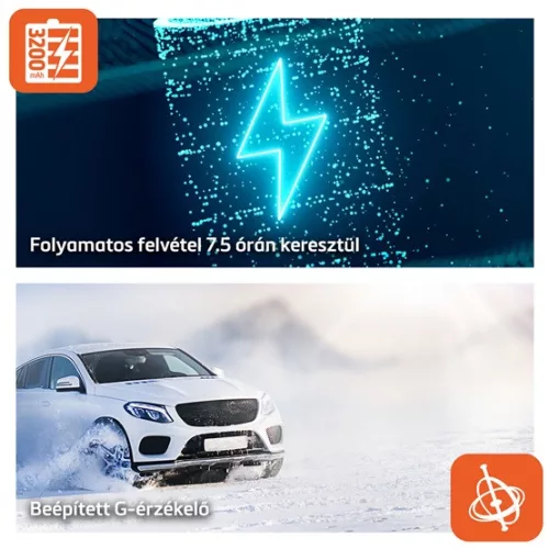 MIO MiVue MP20 motoros Dual menetrögzítő kamera