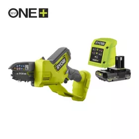   Ryobi 18V akkumulátoros 10cm kézi láncfűrész (1 x 2.0Ah) - RY18PSX10A-120