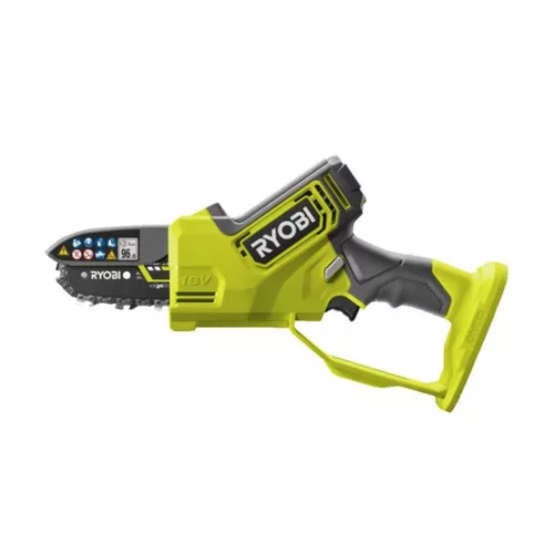 Ryobi 18V akkumulátoros 10cm kézi láncfűrész (1 x 2.0Ah) - RY18PSX10A-120