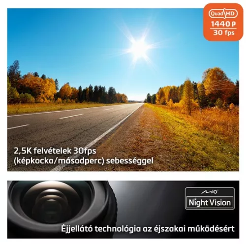MIO MiVue E60 hátsó menetrögzítő kamera - Bontott termék
