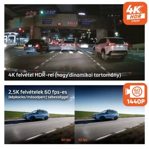 CAM MIO MiVue 956WD 4K+Full HD Dual Menetrögzítő kamera
