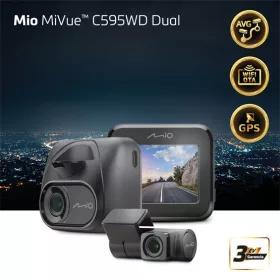   MIO 2,0" MiVue C595WD Dual - Wifi, GPS, Sony STARVIS - menetrögzítő kamera