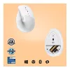 Logitech Lift Vertical Ergonomic - Off White