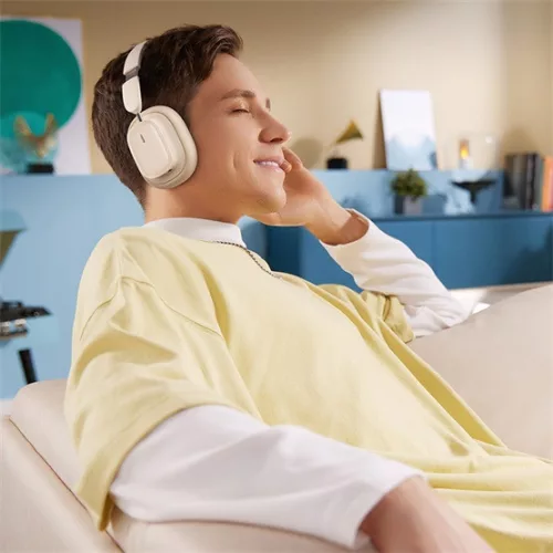 Baseus Bowie H1i Noise Cancelling Wireless Headphones vezeték nélküli fejhallgató, fehér