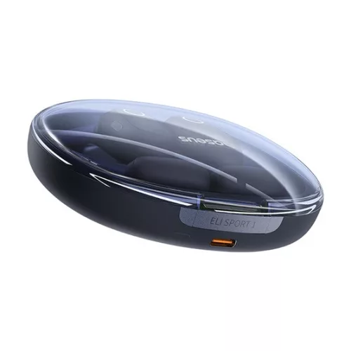 Baseus Eli Sport 1 Open-Ear True Wireless Earbuds vezeték nélküli fülhallgató, fekete