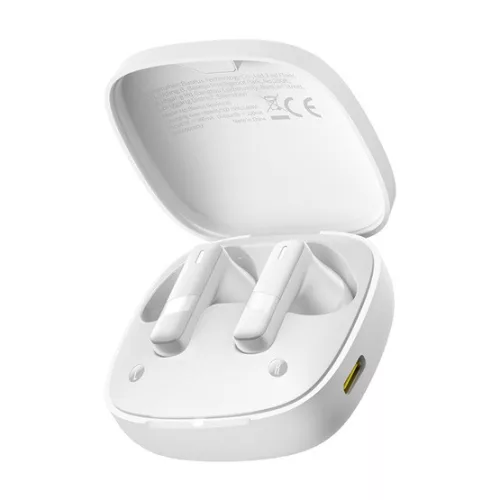 Baseus Bowie E20 True Wireless Earphones vezeték nélküli fülhallgató, fehér