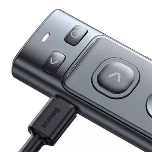 Baseus Orange Dot vezeték nélküli akkumulátoros prezenter és lézer mutató, szürke