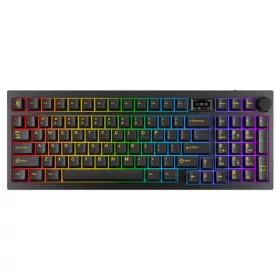   AVAX GM03 PRO 98% Gasket RGB tri-mode mechanikus billentyűzet AVAX EF Silent switch, magyar kiosztás