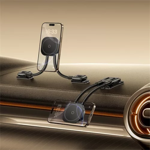 Baseus PrimeTrip C03s Magnetic műszerfalra rögzíthető autós telefontartó, fekete