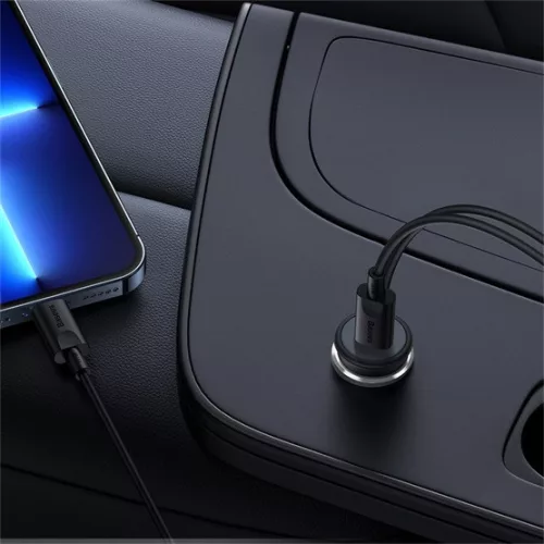 Baseus CW01 Magnetic szellőzőrácsra rögzíthető, vezeték nélküli autós telefon töltő és tartó, fekete