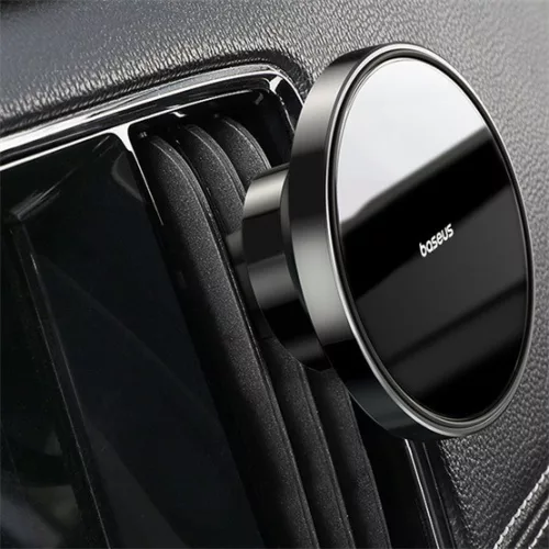 Baseus NeoGravity Magnetic szellőzőrácsra, műszerfalra rögzíthető autós telefontartó, fekete