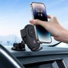 Baseus UltraControl Lite szélvédőre, műszerfalra rögzíthető autós telefontartó, fekete