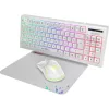 MARVO Loot 30 billentyűzet+egér+egérpad combo - Fehér - UK /Membrán/