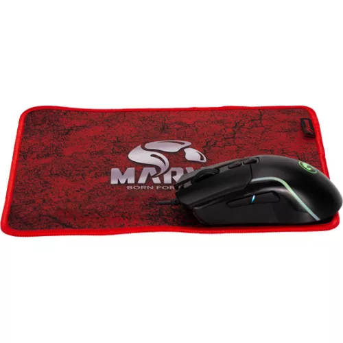MARVO Loot 40 billentyűzet+egér+egérpad+fejhallgató combo - Fekete - UK /Membrán/