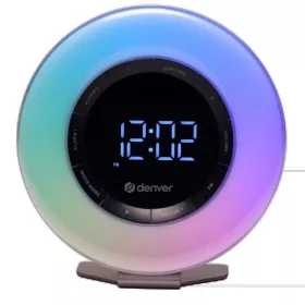   Denver CRL-342 - FM rádiós ébresztőóra ébresztőfénnyel és természet hangokkal - Fehér