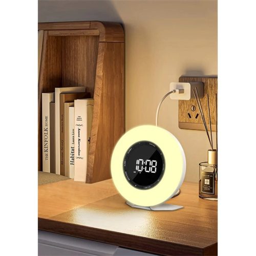 Denver CRL-342 - FM rádiós ébresztőóra ébresztőfénnyel és természet hangokkal - Fehér