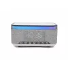 Denver CRQ-225 Rádiós ébresztőóra Bluetooth funkcióval és vezeték nélküli töltéssel - Szürke
