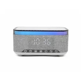   Denver CRQ-225 Rádiós ébresztőóra Bluetooth funkcióval és vezeték nélküli töltéssel - Szürke