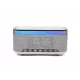 Denver CRQ-225 Rádiós ébresztőóra Bluetooth funkcióval és vezeték nélküli töltéssel - Szürke