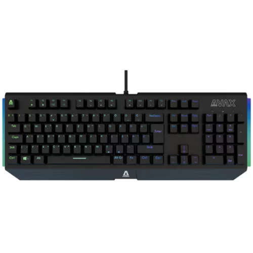AVAX FS01 Full size mechanikus vezetékes alumínium billentyűzet Outemu piros switch, magyar kiosztás