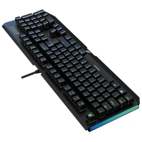 AVAX FS01 Full size mechanikus vezetékes alumínium billentyűzet Outemu piros switch, magyar kiosztás