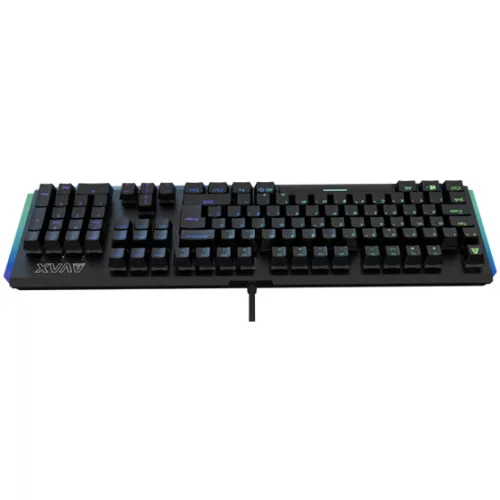 AVAX FS01 Full size mechanikus vezetékes alumínium billentyűzet Outemu piros switch, magyar kiosztás
