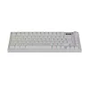 AVAX GM02 PRO Fehér 75% Gasket RGB tri-mode mechanikus billentyűzet Gateron sárga switch, magyar kiosztás