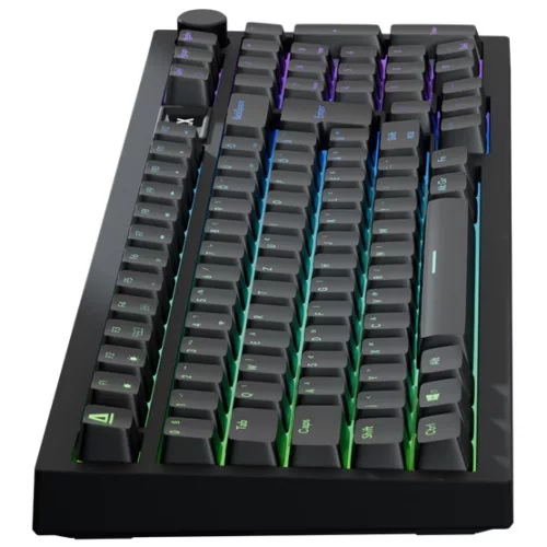 AVAX GM03 PRO 98% Gasket RGB tri-mode mechanikus billentyűzet Gateron piros switch, magyar kiosztás