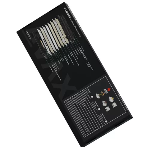 AVAX GM03 PRO 98% Gasket RGB tri-mode mechanikus billentyűzet Gateron piros switch, magyar kiosztás