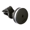 Aukey MagFusion Dash Pro Qi2 aktív hűtésű szellőzőrácsra rögzíthető, vezeték nélküli autós telefon töltő és tartó