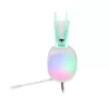 MARVO Lumi 40 vezetékes fejhallgató - fehér - RGB világítás