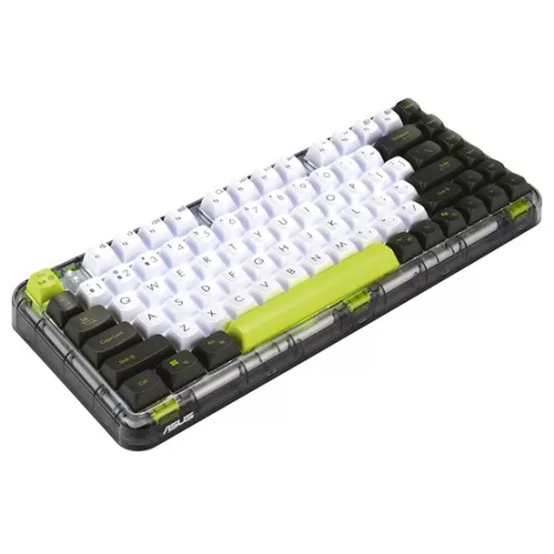 ASUS KD201 KEYBOARD/VT-GN/HU/81 vezeték nélküli billentyűzet - HU layout - VOLT GREEN