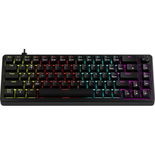 MARVO Arma 67 vezetékes gaming billentyűzet - Fekete - US /TNT Peach linear/