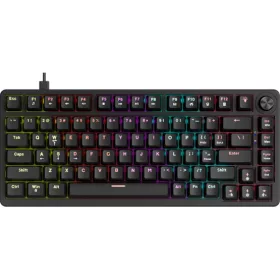   MARVO Arma 82 vezetékes gaming billentyűzet - Fekete - US /TNT Peach linear/