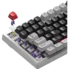 MONKA Storm vezeték nélküli gaming billentyűzet - Fehér - US /MONKA Violet Linear/