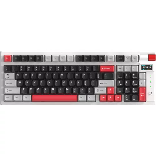 MONKA Storm vezeték nélküli gaming billentyűzet - Fehér - US /MONKA Violet Linear/