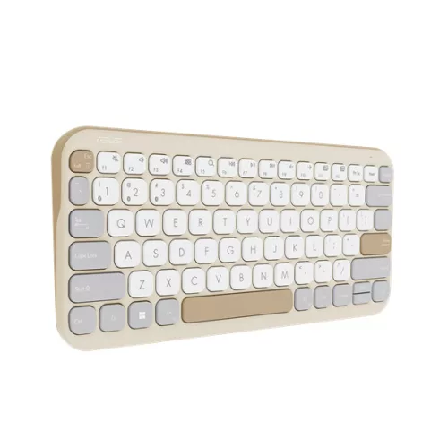 ASUS Marshmallow KW100 vezeték nélküli billentyűzet - HU layout - Oat Milk