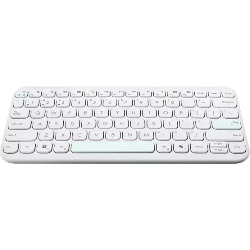 ASUS Marshmallow KW100 vezeték nélküli billentyűzet - HU layout - Iridescent White