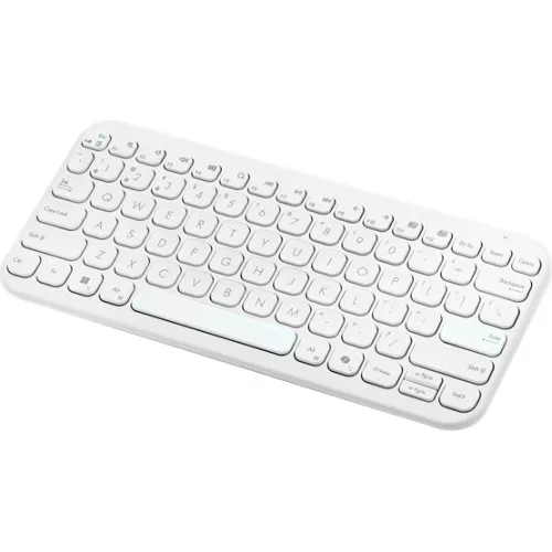 ASUS Marshmallow KW100 vezeték nélküli billentyűzet - HU layout - Iridescent White