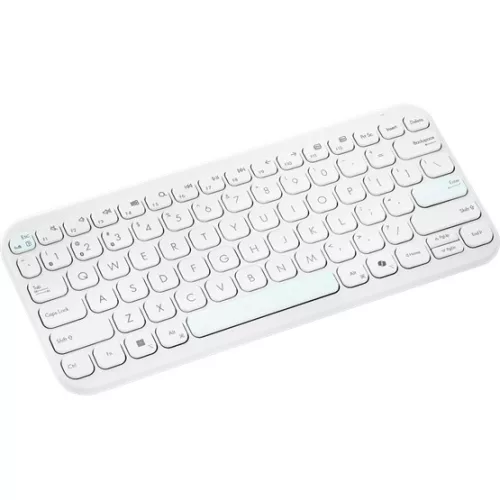 ASUS Marshmallow KW100 vezeték nélküli billentyűzet - HU layout - Iridescent White