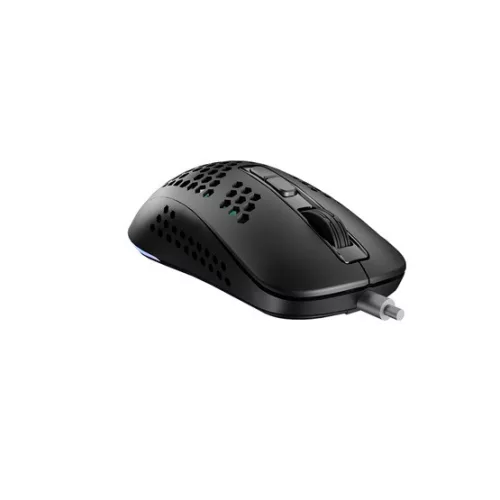 AVAX LW01 PAW3327 RGB gamer egér, fekete
