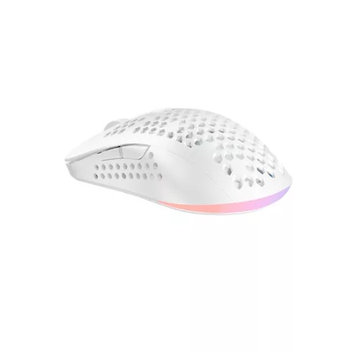 AVAX LW01 PAW3327 RGB gamer egér, fehér