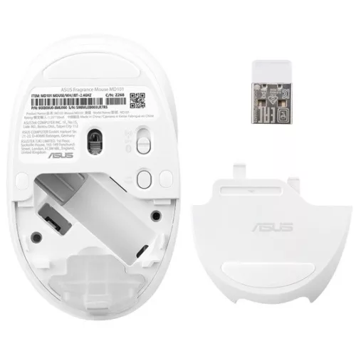 ASUS MD101 Vezeték nélküli Egér - Fehér