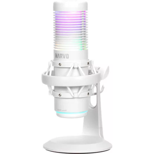 MARVO Blast 60 vezetékes mikrofon - fehér