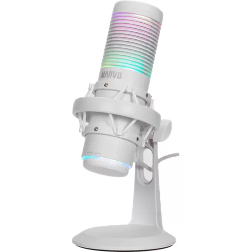 MARVO Blast 60 vezetékes mikrofon - fehér