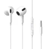 Baseus Encok H17 Wired Earphones 3,5 mm jack mikrofonos fülhallgató, fehér